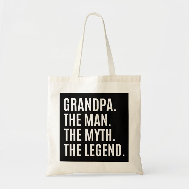 Tote Bag Cadeau de grand-père (Devant)