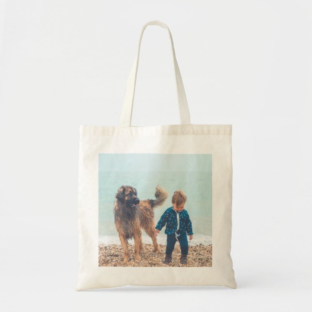 Tote Bag Cadeau de la fête des mères photo personnalisée (Devant)