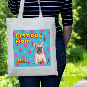 Tote Bag Cadeau de maman de chien - Photo personnalisée pou