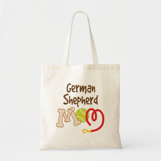 Tote Bag Cadeau de maman de race de chien de berger (Devant)