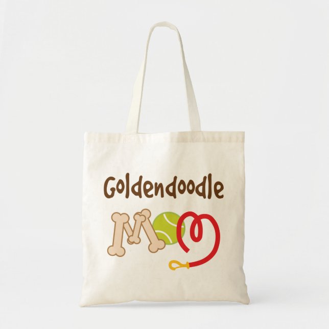Tote Bag Cadeau de maman de race de chien de Goldendoodle (Devant)