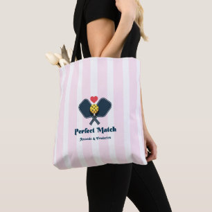 Tote Bag Cadeau de mariage de pickleball Préparé Parfait Ac