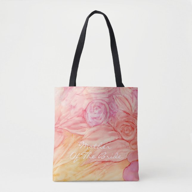 Tote Bag Cadeau de Mariage Fleurs Fraîches (Devant)