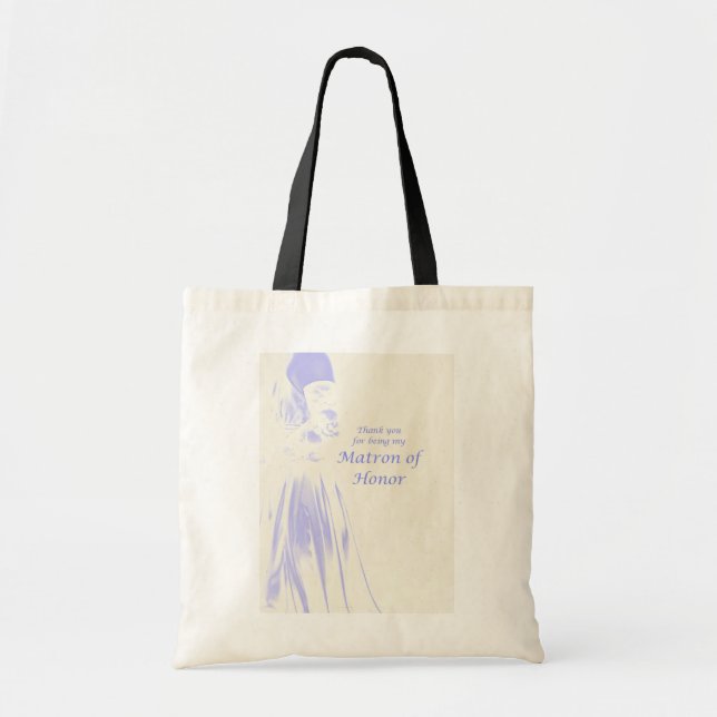 Tote Bag Cadeau de Merci de dame de honneur (Devant)