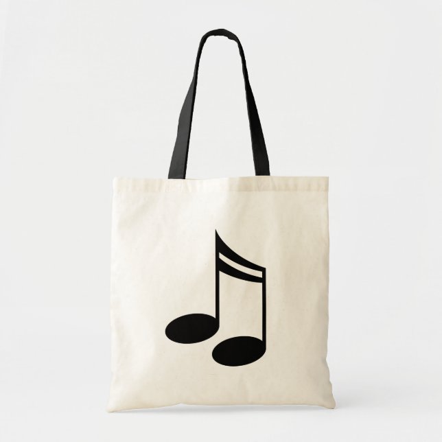 Tote Bag Cadeau de musique de notes musicales (Devant)
