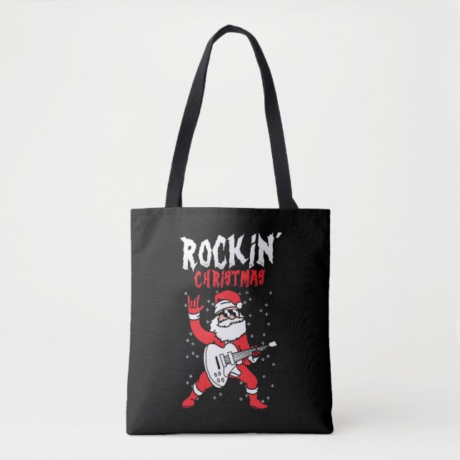 Tote Bag cadeau de noël en mouvement (Devant)