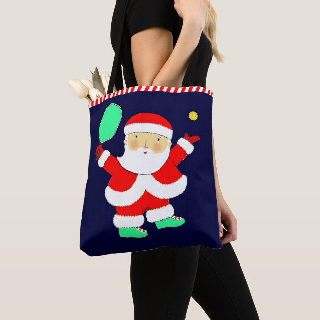 Tote Bag Cadeau de Noël Pickleball (De près)