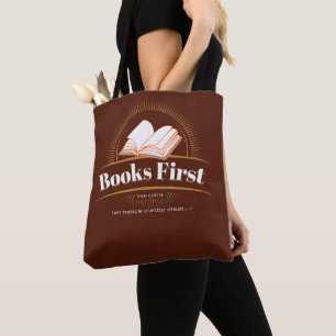 Tote Bag Cadeau de Noël pour la mère livre Lover Funny Cust