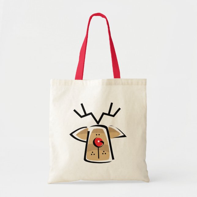 Tote Bag Cadeau de Noël Reindeer (Devant)