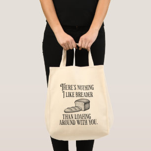 Tote Bag Cadeau de pain de blague de couple drôle