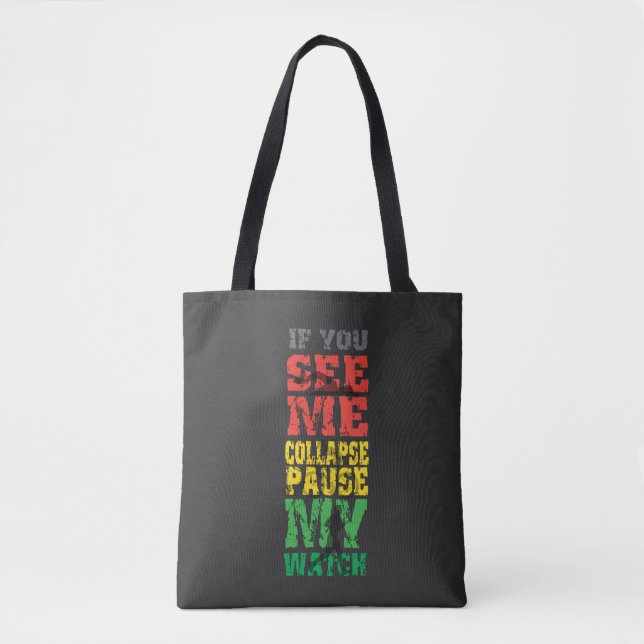 Tote Bag Cadeau de recyclage fonctionnant (Devant)