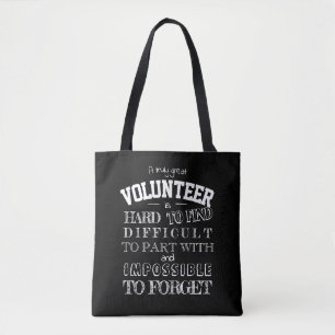 Tote Bag Cadeau de remerciement d'appréciation pour bénévol
