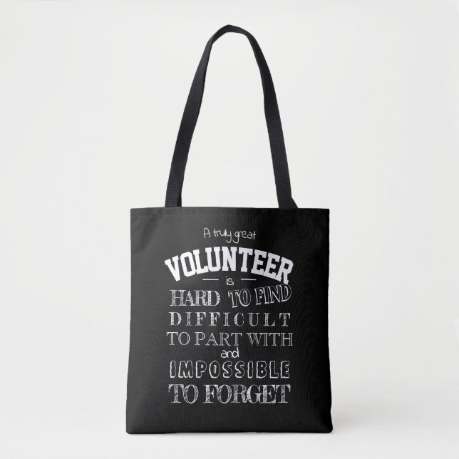 Tote Bag Cadeau de remerciement d'appréciation pour bénévol (Devant)