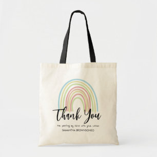 Tote Bag Cadeau de remerciement pour enseignant arc-en-ciel