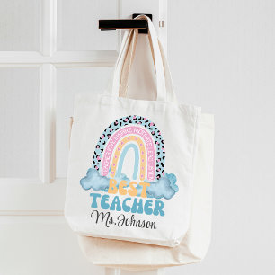 Tote Bag Cadeau de retour à l'école Arc-en-ciel pour Appréc