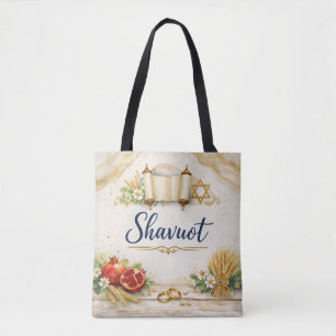 Tote Bag Cadeau de Shavuot, Fête des Semaines, Fête juive