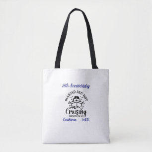 Tote Bag Cadeau de souvenir 25e anniversaire de mariage Cou
