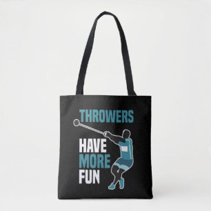 Tote Bag Cadeau de sport de lancer de marteau d'athlétisme