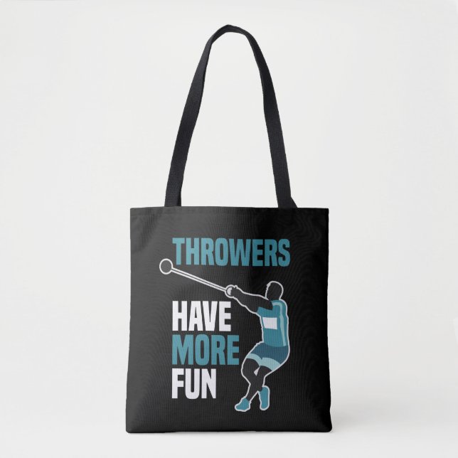 Tote Bag Cadeau de sport de lancer de marteau d'athlétisme (Devant)