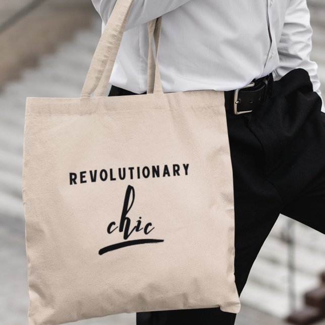Tote Bag Cadeau de style activiste chic révolutionnaire uni (Make it yours now and carry the revolution with you wherever you go!)