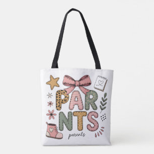 Tote Bag Cadeau de style de nursery mignon pour nouveaux pa