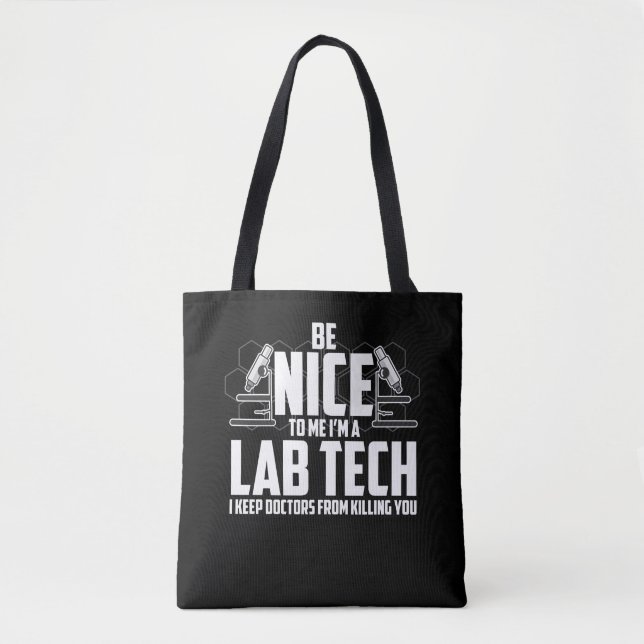 Tote Bag Cadeau de technologie de laboratoire Médicale - (Devant)