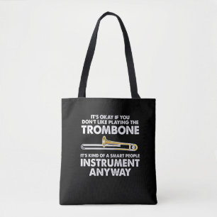 Tote Bag Cadeau de trombone - orchestre futé d'instrument