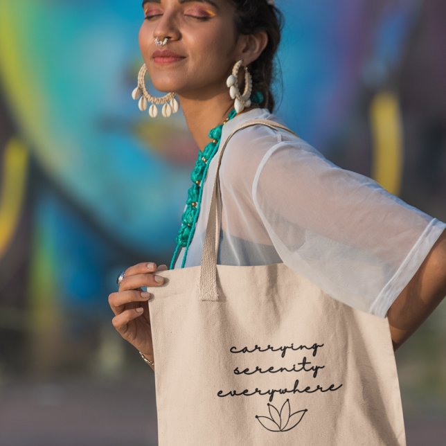Tote Bag Cadeau de Yoga Méditation Transportant la Sérénité (Shop now and carry serenity wherever you go!)