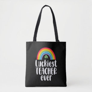 Tote Bag Cadeau d'école pour enseignant le plus chanceux St