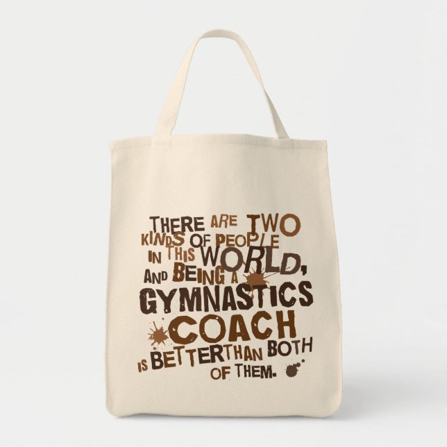 Tote Bag Cadeau d'entraîneur de gymnastique (Devant)