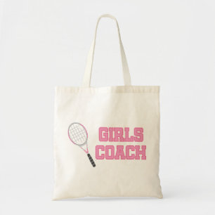 Tote Bag Cadeau d'entraîneur de tennis de filles