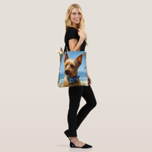Tote Bag Cadeau d'été pour amateur de Terrier Australien su