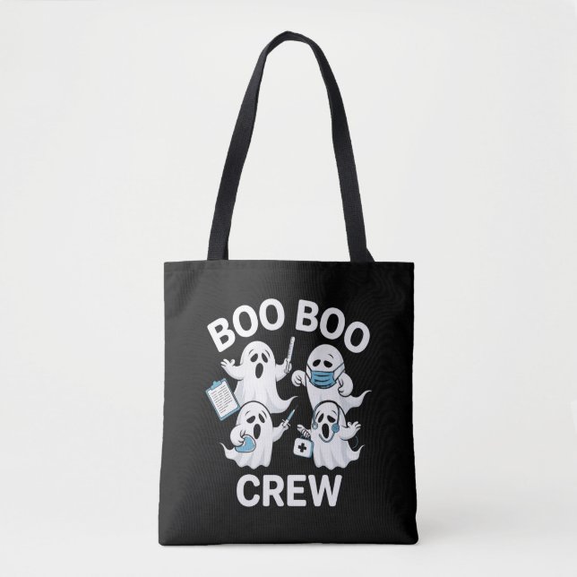 Tote Bag Cadeau d'infirmière d'Halloween Équipe de bobos in (Devant)