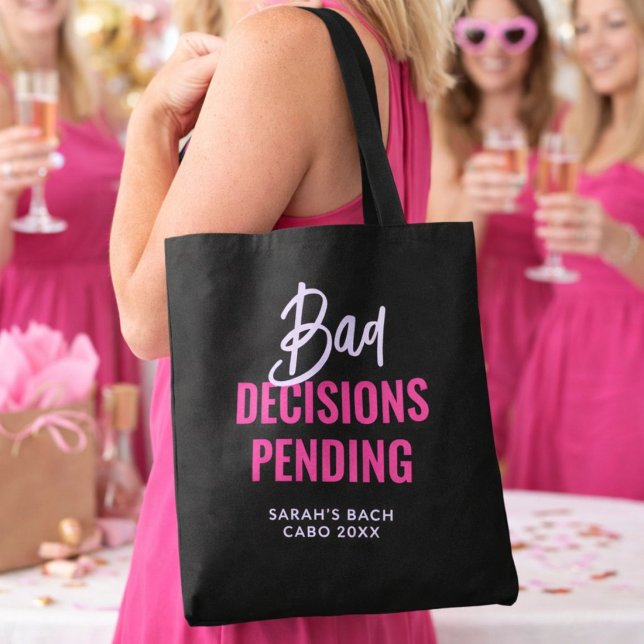 Tote Bag Cadeau drôle de décisions regrettables à la tequil (Créateur téléchargé)