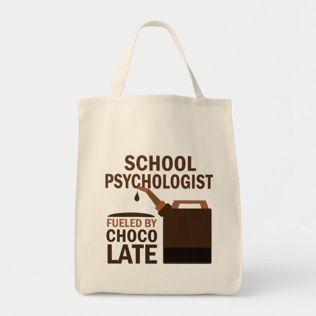 Tote Bag Cadeau (drôle) de psychologue d'école (Devant)