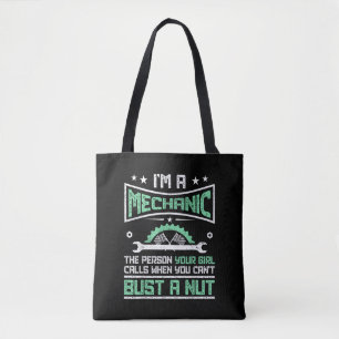 Tote Bag Cadeau drôle pour mécaniciens Cadeau humour adulte