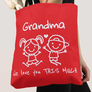 Tote Bag Cadeau graphique amusant pour grand-mère pour Noël