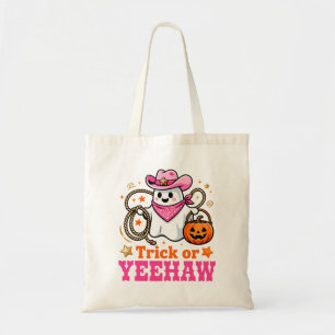 Tote Bag Cadeau Halloween Grenouille Cowboy Trick Or Yeehaw