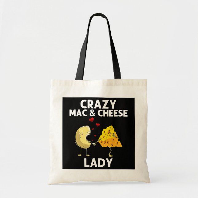 Tote Bag Cadeau Mac Et Fromage Pour Femmes Grandma Macaroni (Devant)