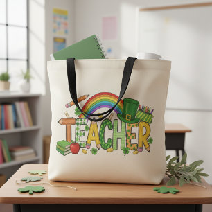 Tote Bag Cadeau mignon de la Saint-Patrick Chanceux pour en