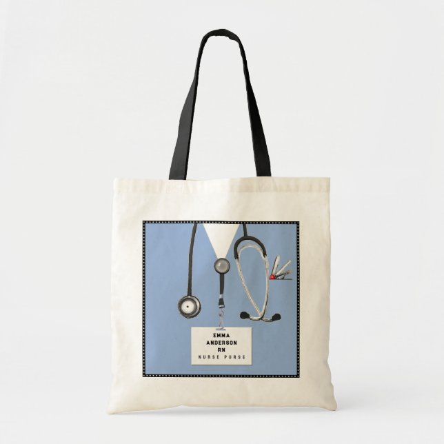 Tote Bag Cadeau personnalisé de l'infirmière (Devant)