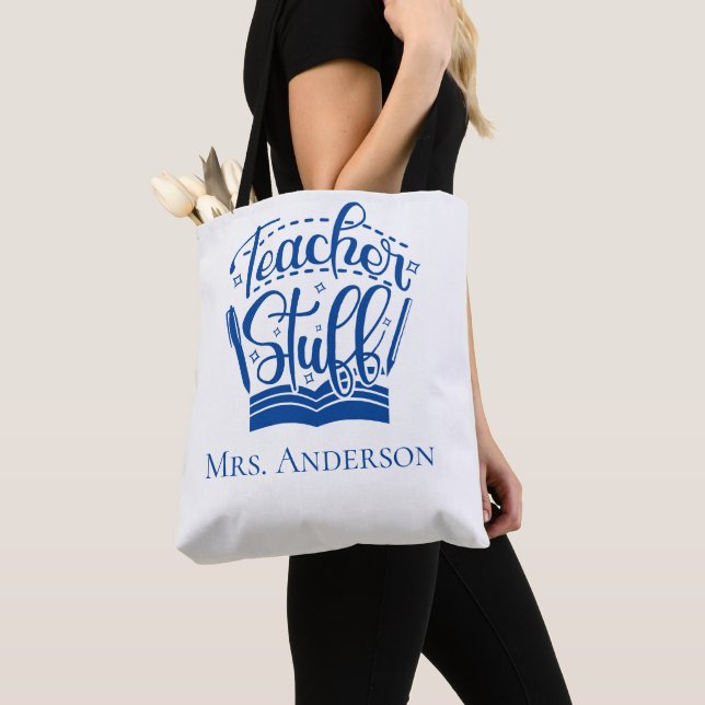 Tote Bag Cadeau personnalisé pour enseignant (De près)