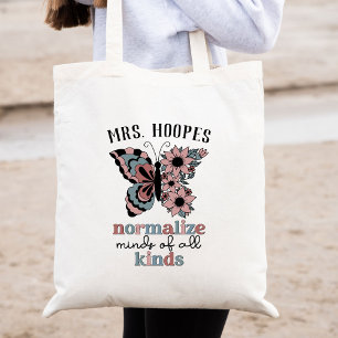 Tote Bag Cadeau Personnalisé Pour Enseignant Spiratif Neuro