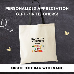 Tote Bag Cadeau Personnalisé pour Féliciter le Meilleur Pro