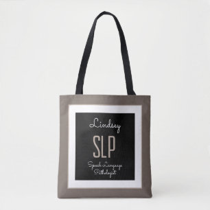Tote Bag Cadeau personnalisé ! SLP (orthophoniste) Fourre-t
