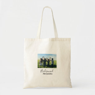 Tote Bag Cadeau photo calligraphie nom de la brigade de mar