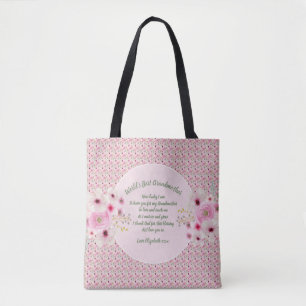 Tote Bag CADEAU - Poèmes grand-mère de petits-enfants - PER