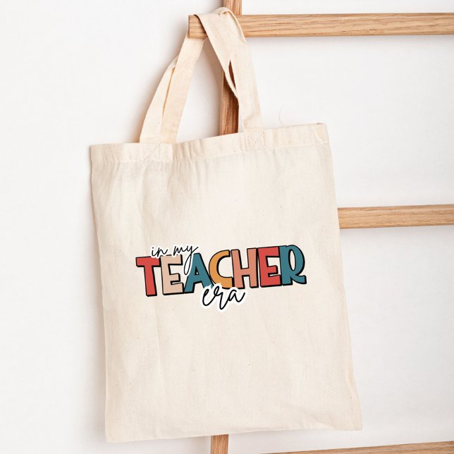 Tote Bag Cadeau pour enseignant de mon ère d'enseignant (Créateur téléchargé)