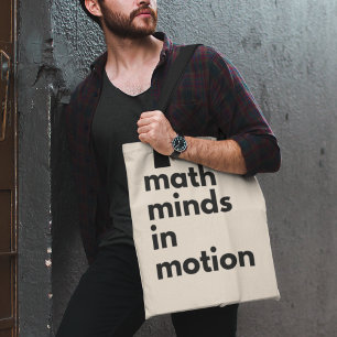 Tote Bag Cadeau pour professeurs de mathématiques Math Mind