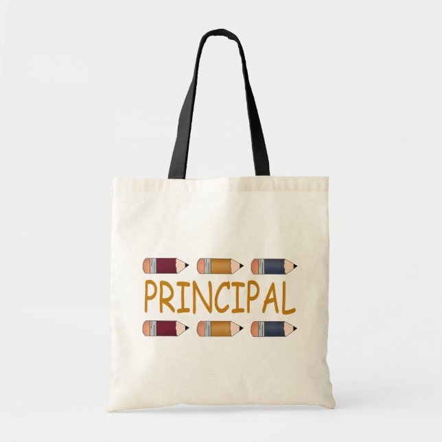 Tote Bag Cadeau principal avec la frontière de crayon (Devant)